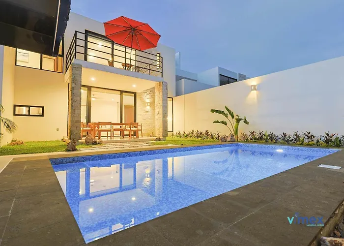 Casa de férias Modern Townhouse With Private Pool And Bbq Area Playa del Carmen
