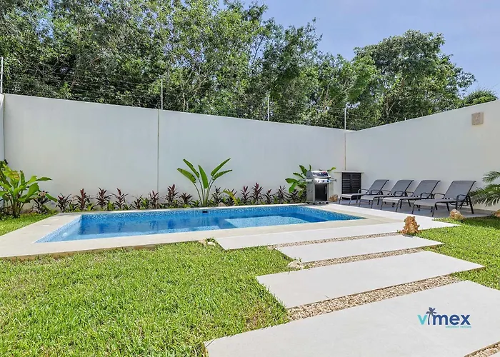 Modern Townhouse With Private Pool And Bbq Area * Playa del Carmen