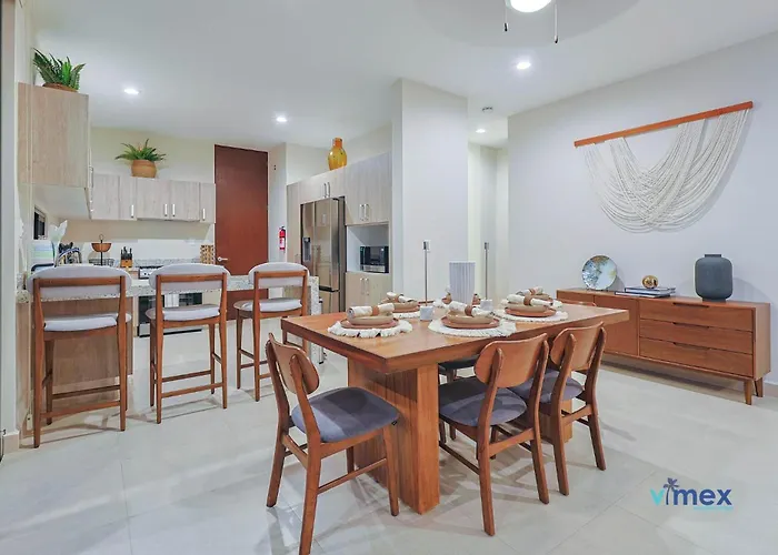 Casa de férias Modern Townhouse With Private Pool And Bbq Area Playa del Carmen